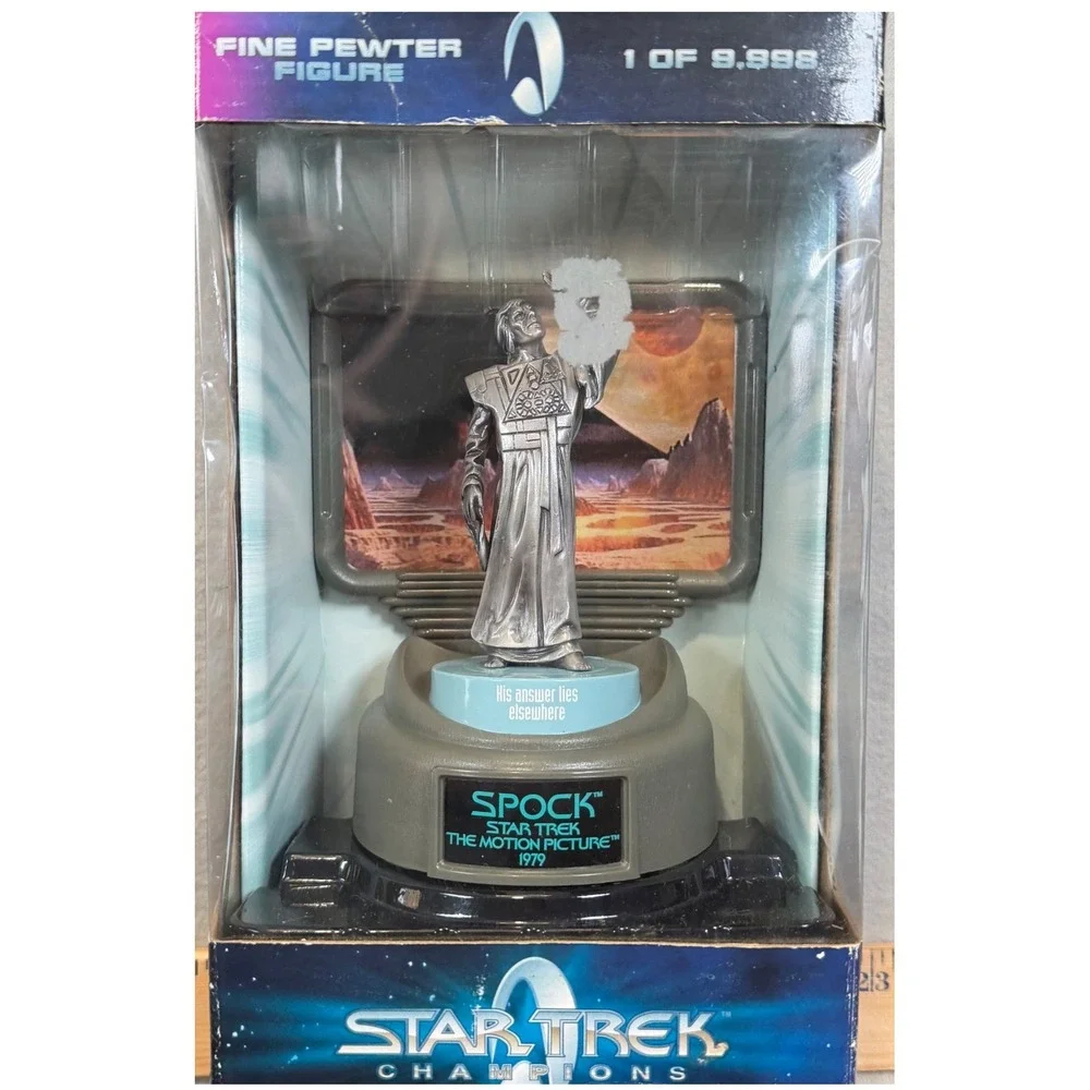 Star Trek Spock Pewter‎ Figure Ltd Ed 0790/9998 Champions 1979 Motion Pic